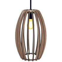Luminária Teto Tipo Pendente Imperial Mdf - Completa Mdf Cru