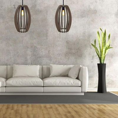 Luminária Teto Tipo Pendente Imperial Mdf - Completa Mdf Cru