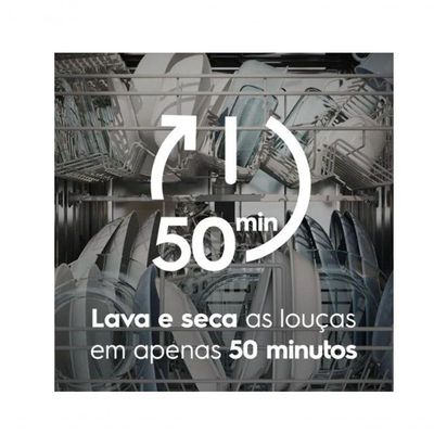 Lava-louça Electrolux 14 Serviços Branca Com Programa Lava & Seca 50 Min LB14E Branco 110V