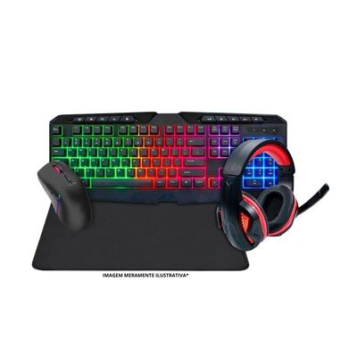 Pc Gamer Computador Completo Intel Core I7 16gb Ssd 512gb Kit Gamer Headset Monitor 19,5''