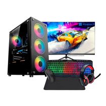 Pc Gamer Computador Completo Intel Core I7 16gb Ssd 512gb Kit Gamer Headset Monitor 23''
