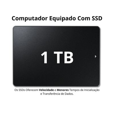 Pc Gamer Computador Completo Intel Core I7 16gb Ssd 512gb Kit Gamer Headset Monitor 23''