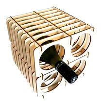Mini Adega Mdf Para 04 Garrafas