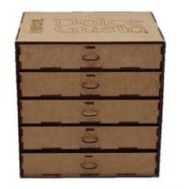 Porta Capsula Com 5 Gavetas Em Mdf