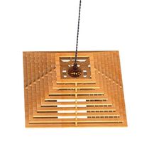 Luminária Teto Tipo Pendente Em Mdf - Completa Mdf Cru