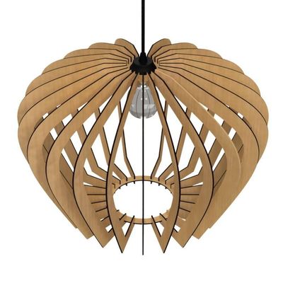Luminária Teto Tipo Pendente Cali Mdf - Completa Mdf Cru