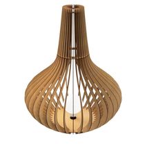 Luminária De Chão Boituva Mdf Luminária MDF Cru