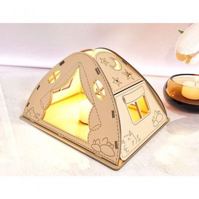 Castiçal Camping Com Vela Eletrônica