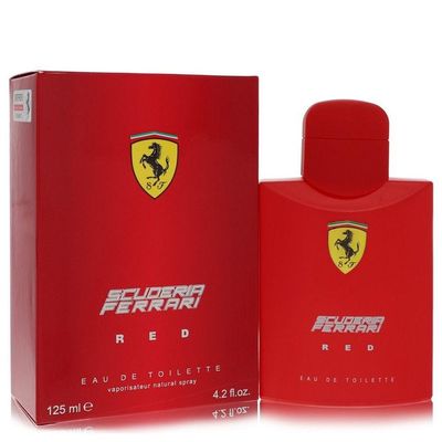 Perfume Masculino Scuderia Red Ferrari 125 Ml Eau De Toilette