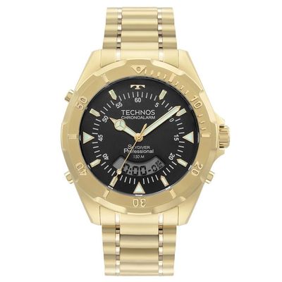 Relógio Technos Masculino Skydiver Dourado - Wt2050awn/1p