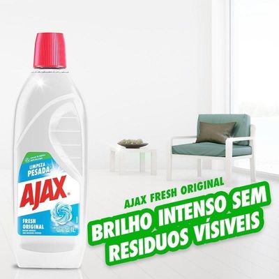 Limpador Diluível Ajax Fresh Limpeza Pesada 1 Litro