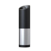 Moedor Eletrico De Sal Pimenta Temperos Triturador Pilhas Aço Inox