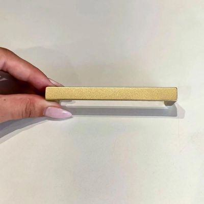 Kit 6 Puxadores Alça Dourado Oeiras 1688 10cm Móveis Planejados Gavetas Portas