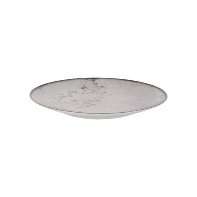 Prato Raso Tramontina Floralis Porcelana Decorada 25cm Avulso Mesa Posta