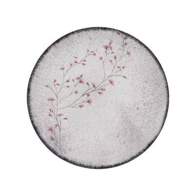 Prato Raso Tramontina Floralis Porcelana Decorada 25cm Avulso Mesa Posta