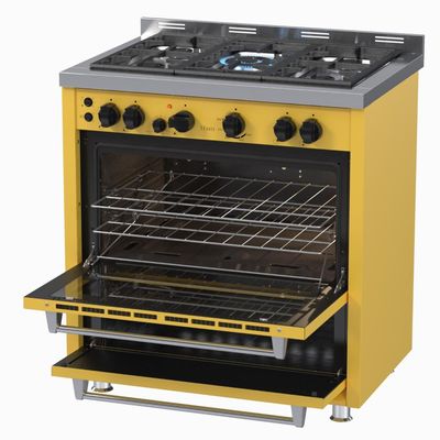 Fogao a Gas 5 Bocas Venax Temis Amarelo 110v