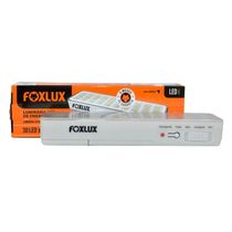 Luminária Led Emergência Bivolt Bateria Recarregável Foxlux