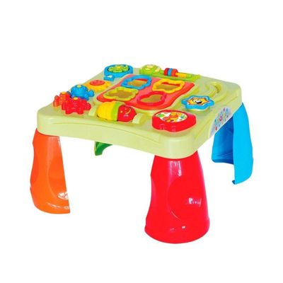 Mesa Criativa Didática Infantil Com Peças Para Encaixar
