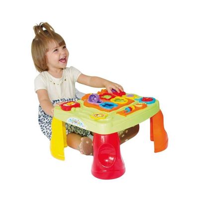Mesa Criativa Didática Infantil Com Peças Para Encaixar