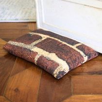 Peso De Porta Decorativo Almofada 1kg Estampa Tijolinhos