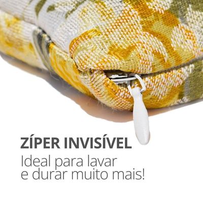 Peso De Porta Decorativo Almofada 1kg Estampa Provence Gold