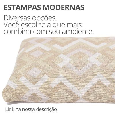 Peso De Porta Decorativo Almofada 1kg Areia Geométrica