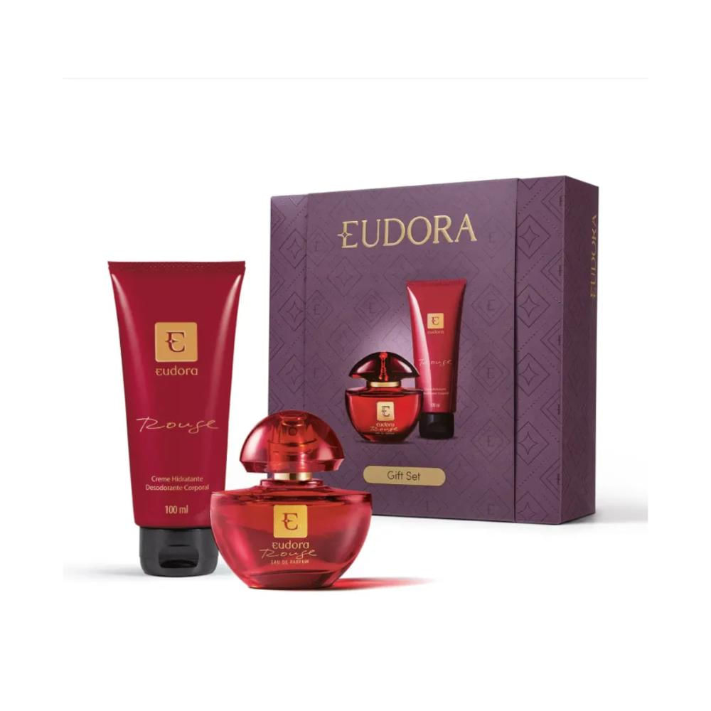 Eudora Rouge 35ml + Hidratante Rouge 100ml
