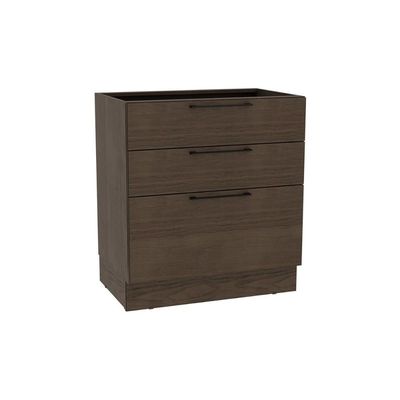 Balcão de Cozinha Amsterdam PH 3133 c/ 3 Gavetas s/ Tampo 80cm Avela - Herval