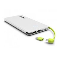 Power Bank Bateria Extra Portátil 10.000mah Kaidi Kd-951 - Branca