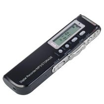 Gravador De Voz Digital 8gb Usb Tela Lcd Memória Microfone Fone De Ouvido Mp3 Wma