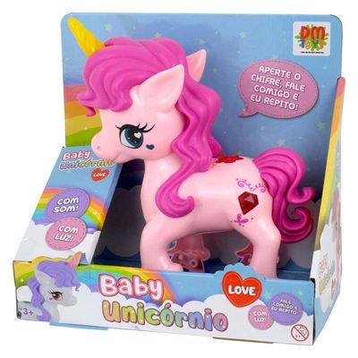 Baby Unicórnio C- Luzes E Sons Toys