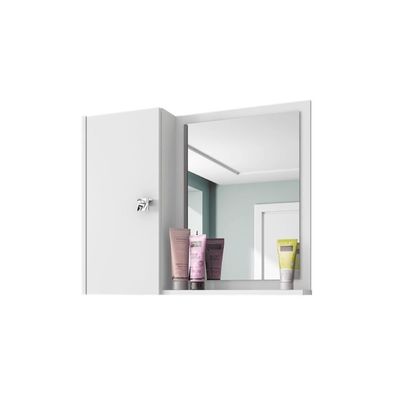 Espelheira Gênova Bechara 2075176 Banheiro Branco - Ofertamo