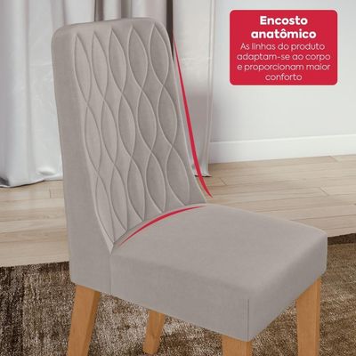 Conjunto Sala De Jantar Mesa Easy Pop 120x80cm 4 Cadeiras.