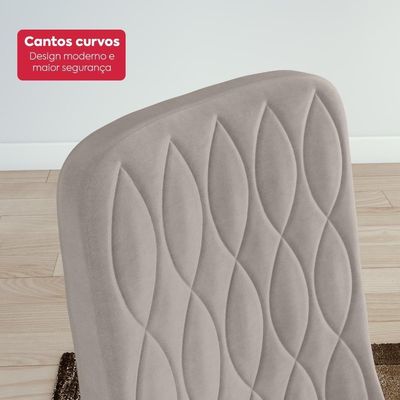 Conjunto Sala De Jantar Mesa Easy Pop 120x80cm 4 Cadeiras.