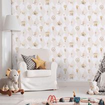 Papel De Parede Enzo Circo Bege 282-3