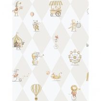Papel De Parede Enzo Circo Bege 282-3
