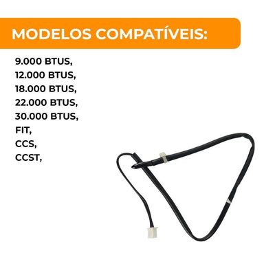 Sensor Evaporadora Degelo 9 A 30.000 Btus Fit Ccs Ccst Agratto 12350 Único
