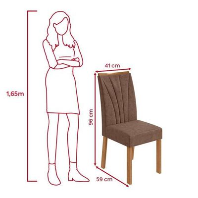Conjunto Sala De Jantar Mesa Easy Pop 4 Cadeiras Confort