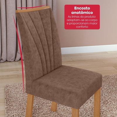Conjunto Sala De Jantar Mesa Easy Pop 4 Cadeiras Confort