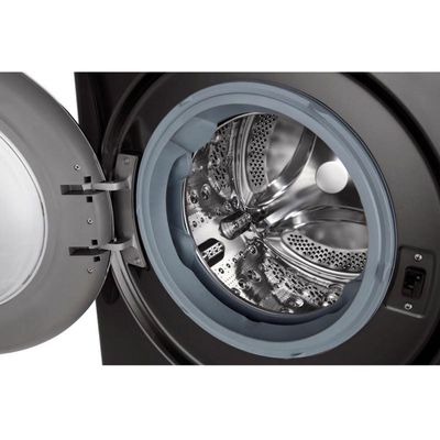Lava e Seca LG Smart VC2 14kg Black Inox com Inteligência Artificial AI DD CV9014BC2A 220V