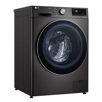 Lava e Seca LG Smart VC2 14kg Black Inox com Inteligência Artificial AI DD CV9014BC2A 220V