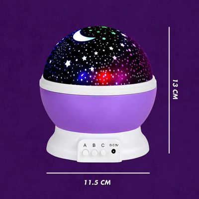 Luminária Projetor Estrelas 360º Abajur Star Master Transforme Seus Sonhos Em Um Céu Estrelado