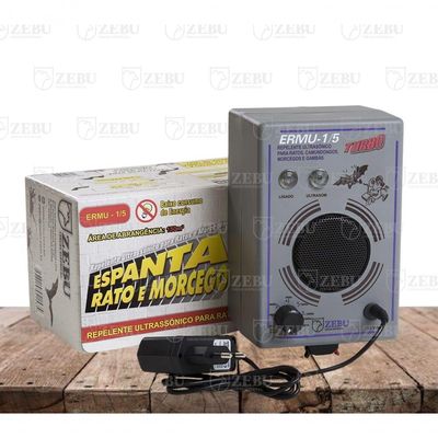 Espanta Rato Repelente Ultrasonico Sonoro Zebu + 4 Emissores