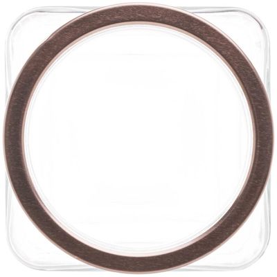 Pote de Vidro com Tampa Metal Lyor Rose Gold 1,7L Mantimentos Gastro Retangular