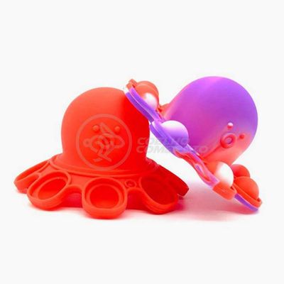 Chaveiro Polvo Reversível Pop It Anti Stress Silicone
