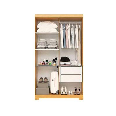 Guarda Roupa Solteiro 4 Portas 2 Gavetas Lana Cinamomo - ACP