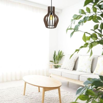 Luminária Teto Tipo Pendente Copan Mdf - Completa Mdf Cru