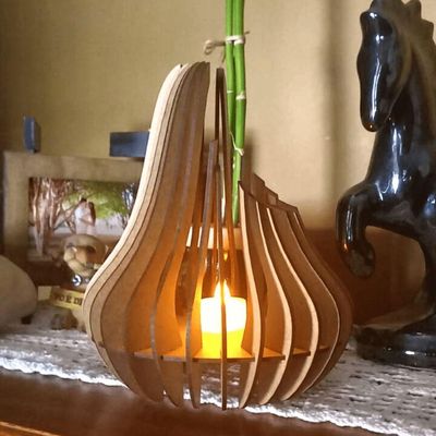 Castiçal Talismã Com Vela Eletrônica