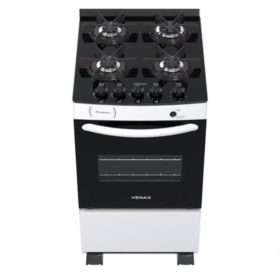 Fogao a Gas 4 Bocas Venax Picasso Vitreo Branco