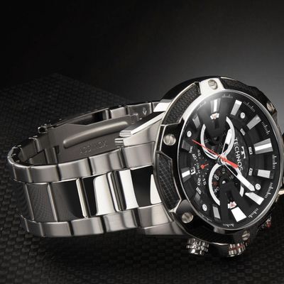 Relógio Technos Masculino Carbon Prata - Js25bcc/1p Js25bcc/1p